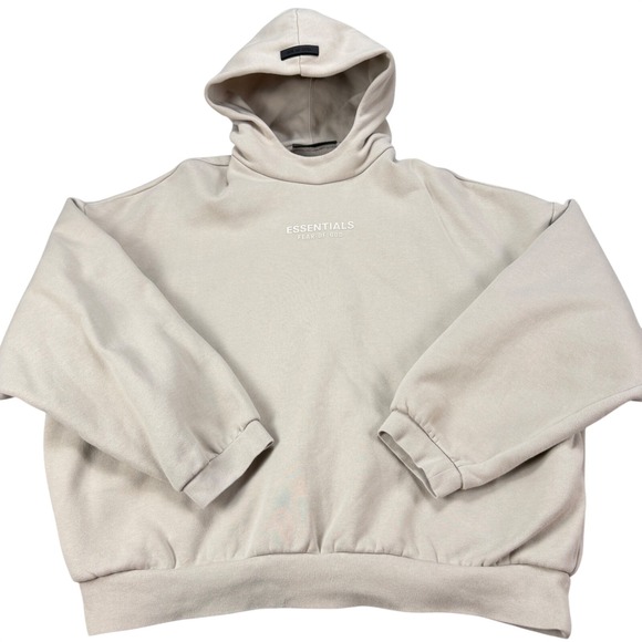 Essentials Fear of God Other - Essentials Fear of God Hoodie Tan Beige Pullover Sweatshirt Mens Large